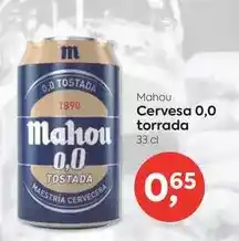 Suma Supermercados Mahou - cervesa 0,0 torrada oferta