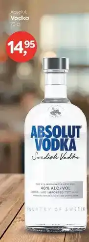 Suma Supermercados Absolut - vodka oferta