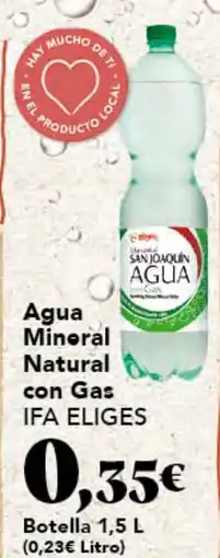 Gadis IFA ELIGES Agua Minoral Natural con Gas oferta