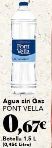 Gadis FONT VELLA Agua sin Gas oferta