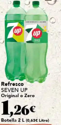 Gadis SEVEN UP Refresco Original o Zero oferta