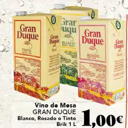 Gadis GRAN DUQUE Vino do Mosa Blanco, Rosado o Tinto oferta