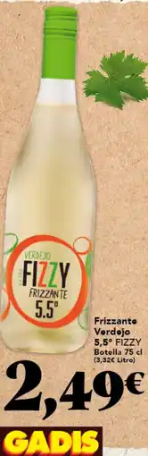 Gadis FIZZY Frizzante Vordojo 5,5° oferta