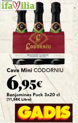 Gadis CODORNIU Cava Mini oferta