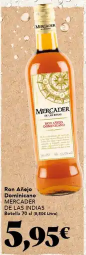Gadis MERCADER DE LAS INDIAS Ron Añojo Dominicano oferta