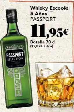 Gadis PASSPORT Whisky Escocés 5 Años oferta