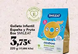 Gadis SMILEAT Gallota Infantil Espolta y Fruta Eco oferta