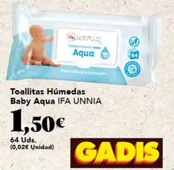 Gadis IFA UNNIA Toallitas Húmodas Baby Aqua oferta