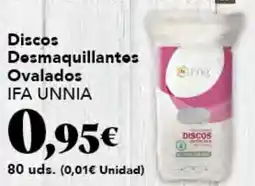 Gadis IFA UNNIA Desmaquillantes Ovalados oferta