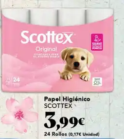 Gadis SCOTTEX Papel Higiénico oferta