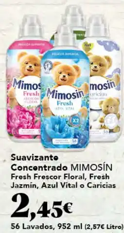 Gadis MIMOSÍN Suavizante Concentrado Fresh Frescor Floral, Fresh Jazmín, Azul Vital o Caricias oferta