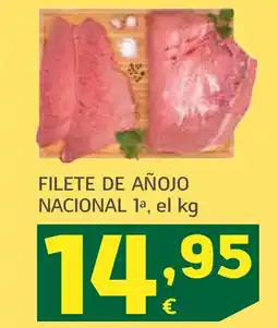HiperDino Filete de añojo nacional oferta