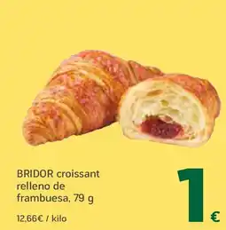 HiperDino BRIDOR croissant relleno de frambuesa oferta