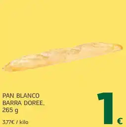 HiperDino Pan blanco barra doree oferta