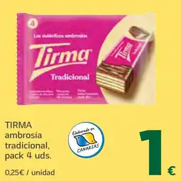HiperDino TIRMA ambrosía tradicional oferta