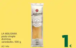 HiperDino LA MOLISANA pasta simple distintas oferta