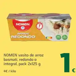HiperDino NOMEN vasito de arroz basmati, redondo o integral oferta