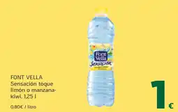 HiperDino FONT VELLA Sensación toque limón o manzana- kiwi oferta