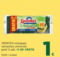 HiperDino SPONTEX estropajo salvauñas universal oferta