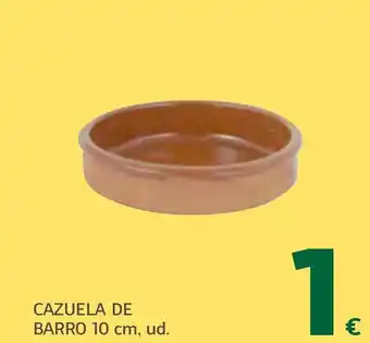 HiperDino Cazuela de barro oferta