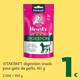 HiperDino VITAKRAFT digestión snack para gato de pollo oferta
