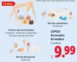 Lidl Lupilu - accesorios de madera oferta