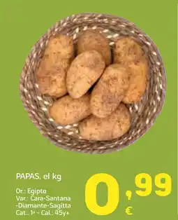 HiperDino Papas oferta