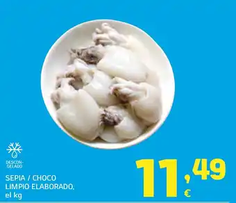HiperDino Sepia / choco limpio elaborado oferta