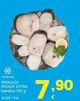 HiperDino Merluza rodaja extra oferta