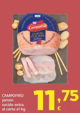 HiperDino CAMPOFRÍO jamón cocido extra oferta