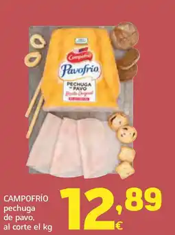 HiperDino CAMPOFRÍO pechuga de pavo oferta