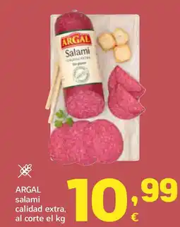 HiperDino ARGAL salami calidad extra oferta