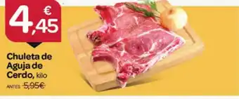 Supermercados El Jamón Chuleta de Aguja de Cerdo oferta