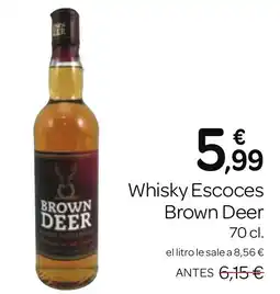 Supermercados El Jamón BROWN DEER Whisky Escoces oferta