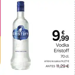Supermercados El Jamón ERISTOFF Vodka oferta