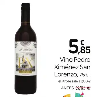 SAN LORENZO Vino Pedro Ximénez