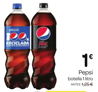Supermercados El Jamón PEPSI botella oferta