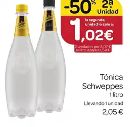 Supermercados El Jamón SCHWEPPES Tónica oferta