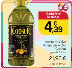 Supermercados El Jamón COOSUR Aceite de Oliva Virgen Serie Oro oferta