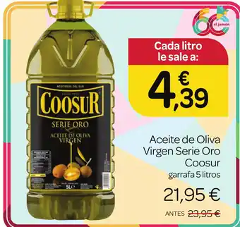 Supermercados El Jamón COOSUR Aceite de Oliva Virgen Serie Oro oferta