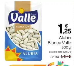 Supermercados El Jamón VALLE Alubia Blanca oferta