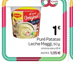Supermercados El Jamón MAGGI Puré Patatas Leche oferta