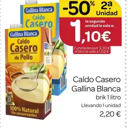 Supermercados El Jamón GALLINA BLANCA Caldo Casero oferta