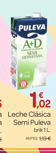 Supermercados El Jamón PULEVA Leche Clásica Semi oferta