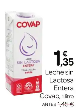 Supermercados El Jamón COVAP Leche sin Lactosa Entera oferta