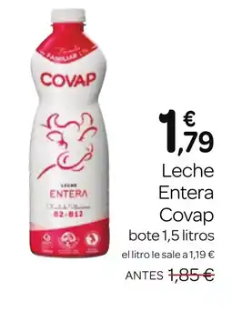 Supermercados El Jamón COVAP Leche Entera oferta