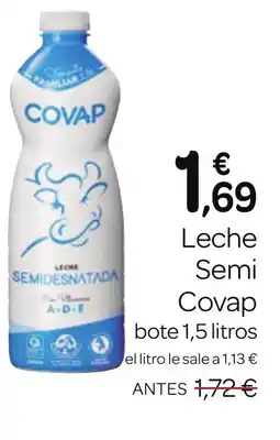 Supermercados El Jamón COVAP Leche Semi oferta