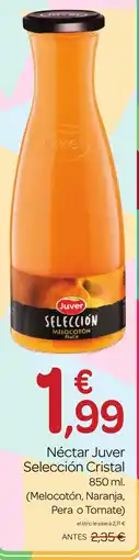 Supermercados El Jamón JUVER Néctar Selección Cristal oferta