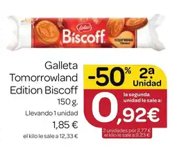 Supermercados El Jamón BISCOFF Galleta Tomorrowland Edition oferta