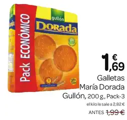 Supermercados El Jamón Galletas María Dorada Gullón oferta